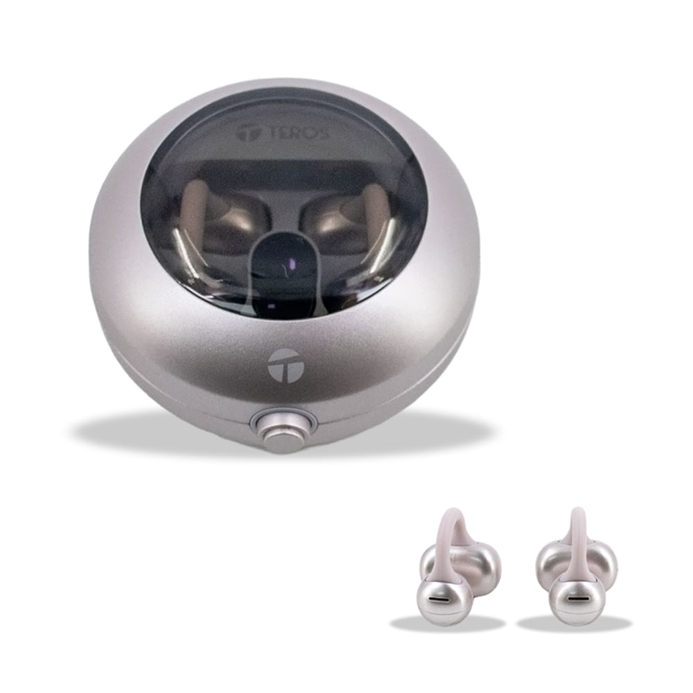 AUDIFONOS INALAMBRICOS TEROS TE-80712RS BLUETOOTH TIPO C ROSE TITANIUM