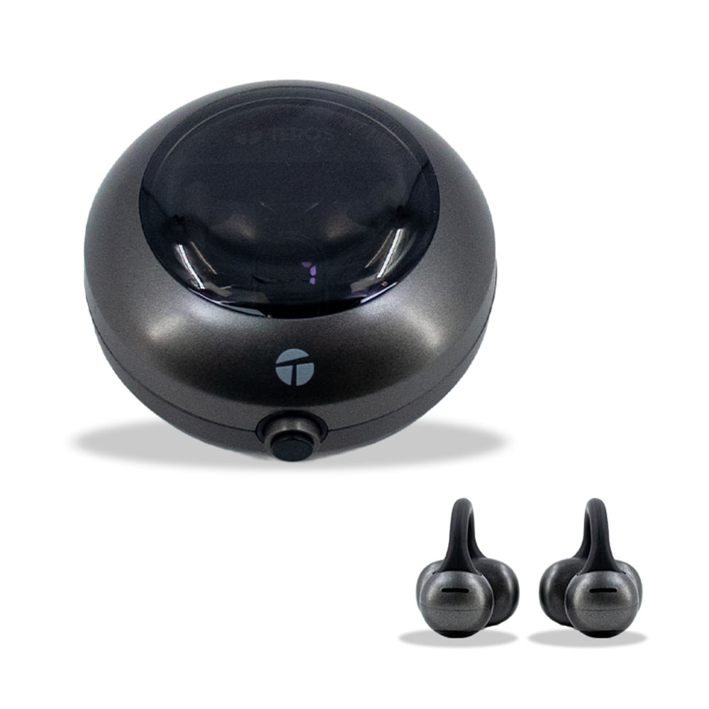 AUDIFONOS INALAMBRICOS TEROS TE-80712N BLUETOOTH TIPO C NEGRO TITANIUM