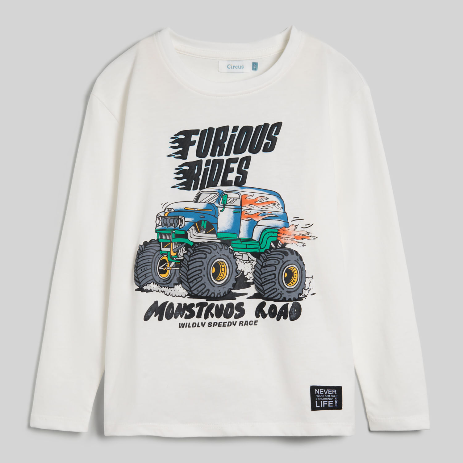 Polo Manga Larga Para Niño Cars Puff Circus