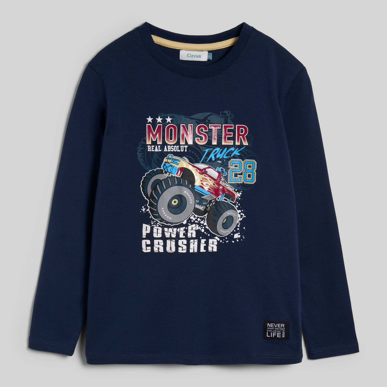 Polo Manga Larga Para Niño Cars Gel Circus