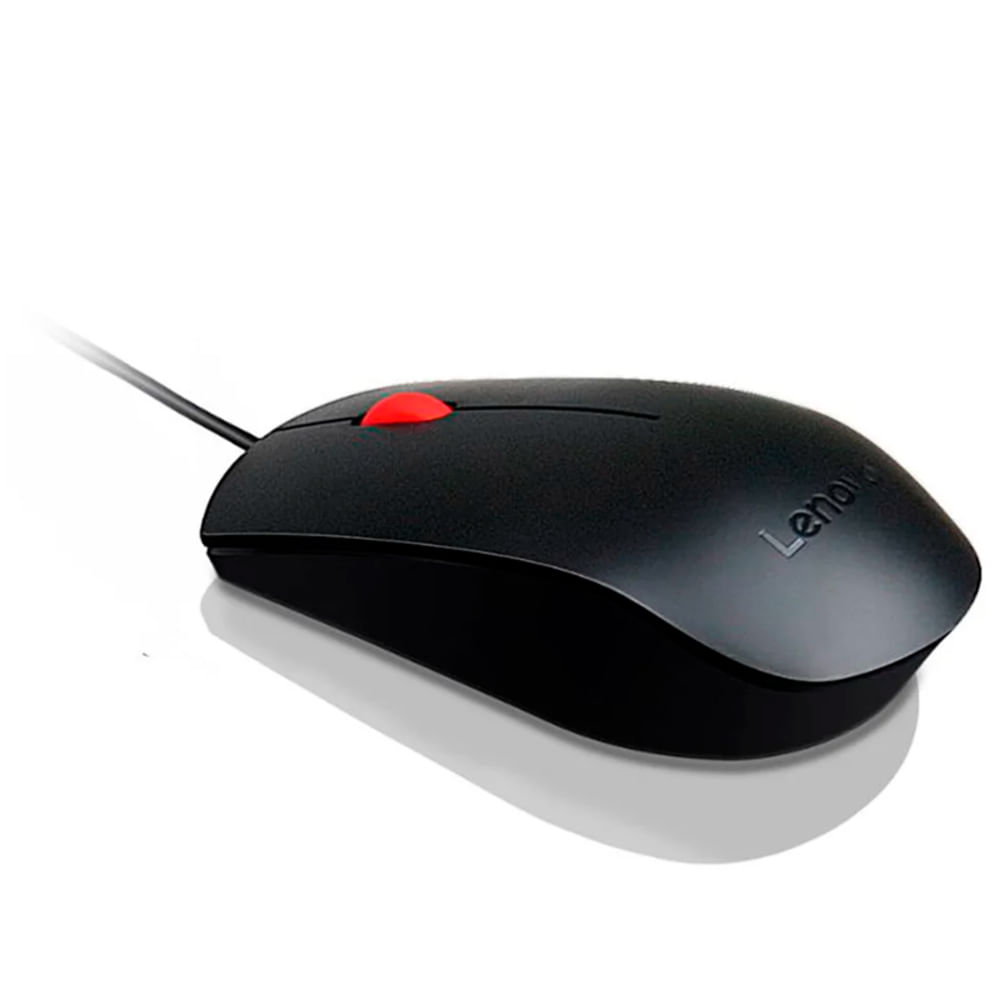 MOUSE LENOVO ESSENTIAL USB SENSOR ÓPTICO 1600 DPI NEGRO