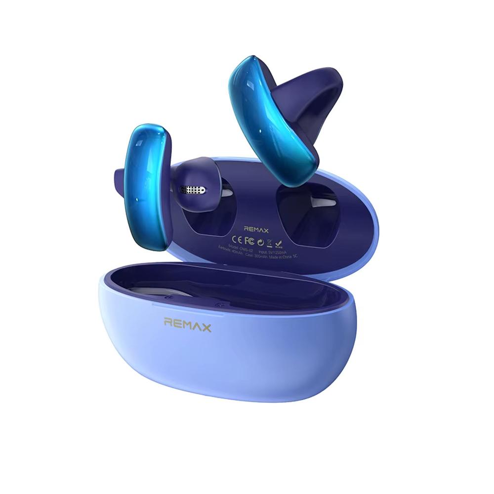 Audífonos Remax OWS-02 Azul Clip Ear Bluetooth 5.3