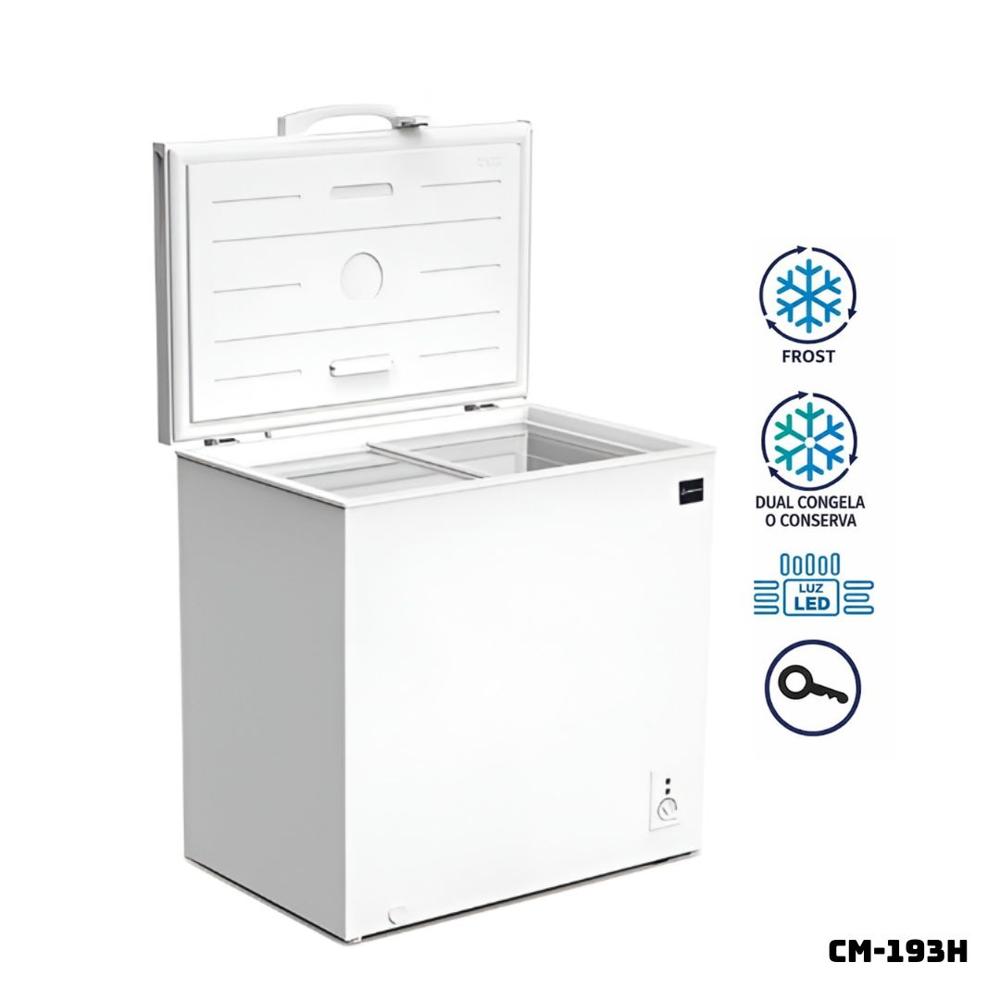 CONGELADOR OEM 199 L BLANCO CROMA - CM-193H