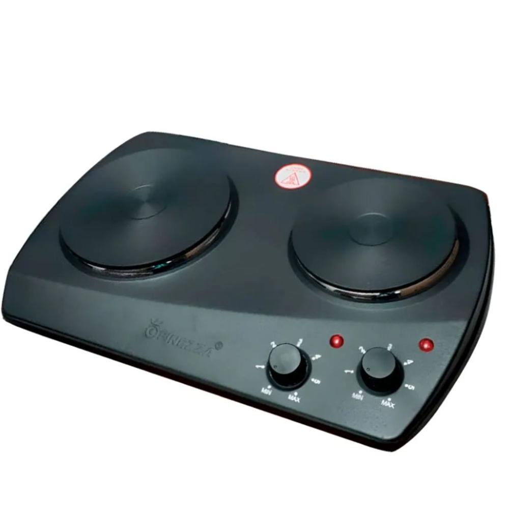 Cocina Electrica de Mesa Finezza FZ203D3N Dos Hornillas