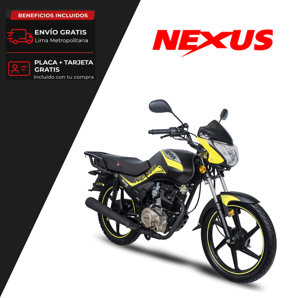 Motocicleta NEXUS 150 CB3 Amarillo