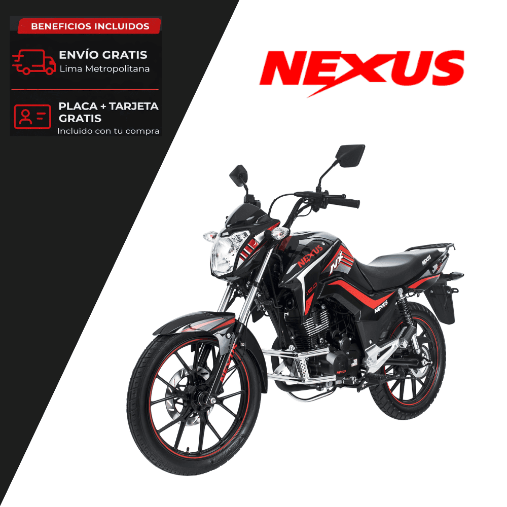 Motocicleta NEXUS 150 CB3 Rojo