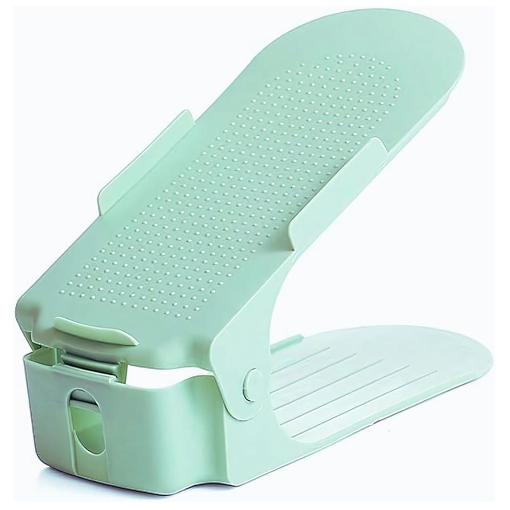 Set de 10 Organizadores de Zapatos de altura ajustable verde