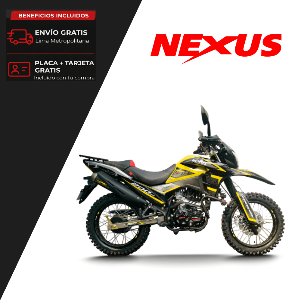 Motocicleta NEXUS 200 DM Amarillo