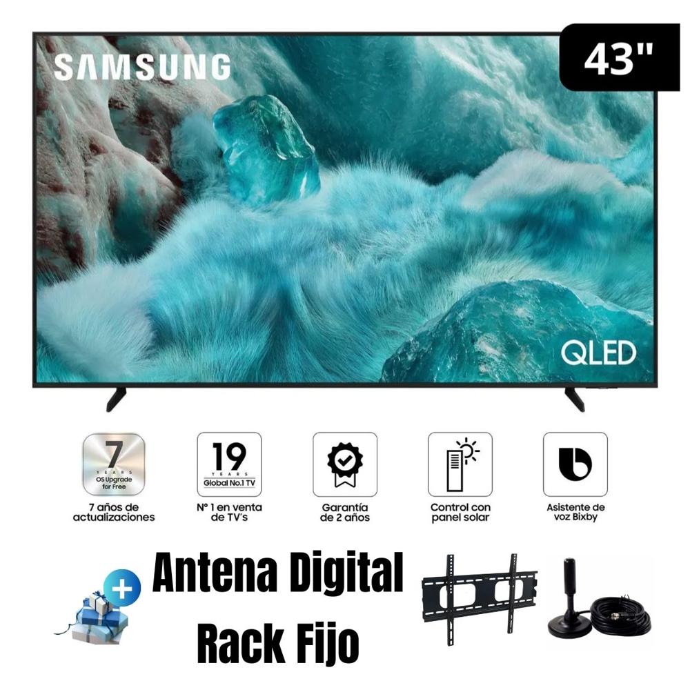 Televisor Samsung 43'' QLED UHD 4K QN43Q7FAAGXPE Vision AI 2025 - ANT - RACK FIJO