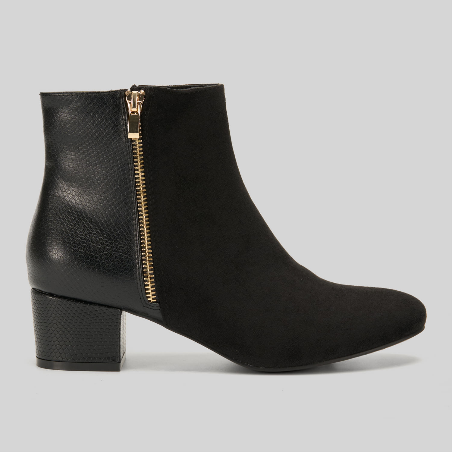 Botines Mujer Madison Mix Negro 39