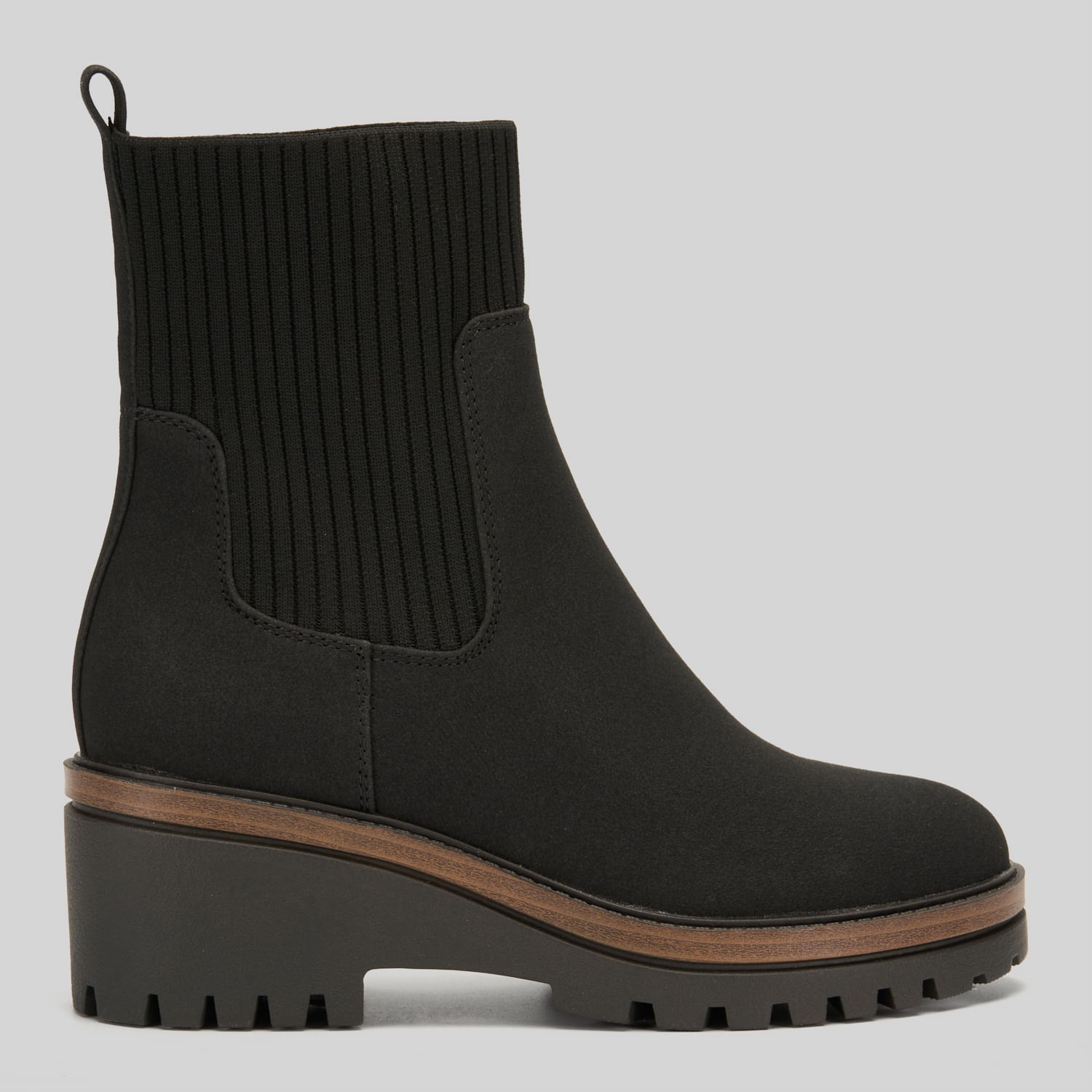 Botines Mujer Madison Plat Negro