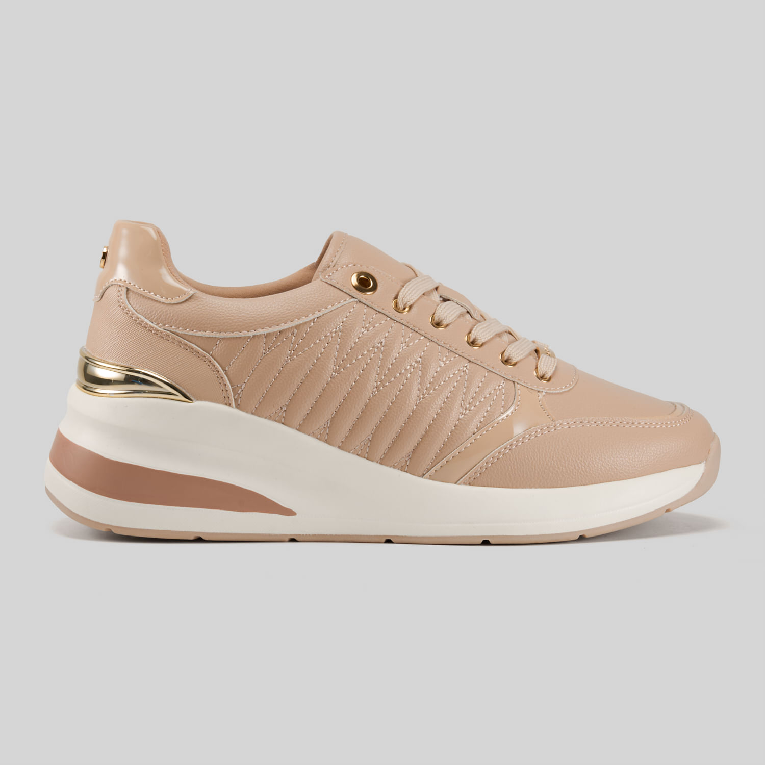 Zapatillas Urbanas Mujer Malabar Collection Alta Nude