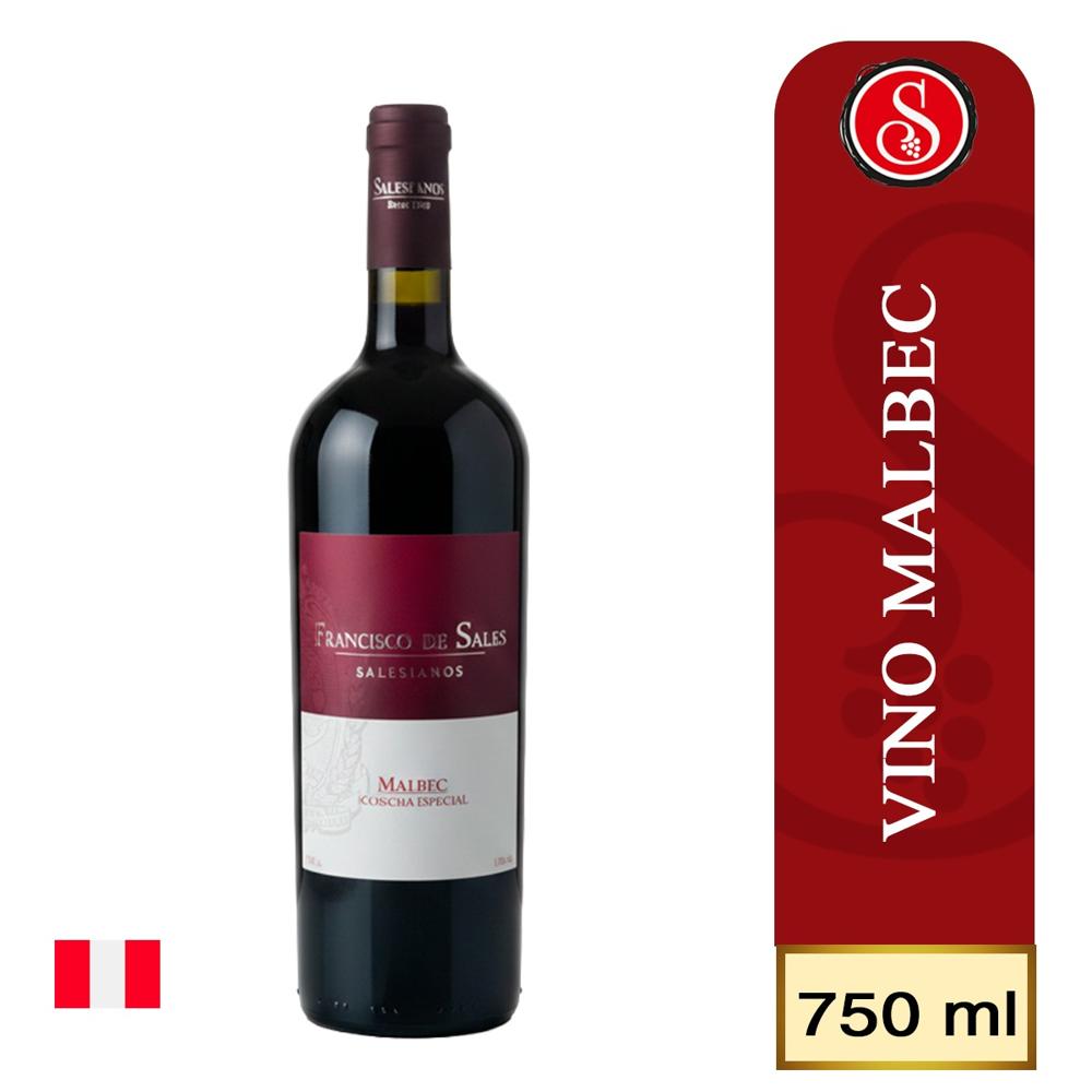 Vino Malbec Francisco de Sales x 750 ml.