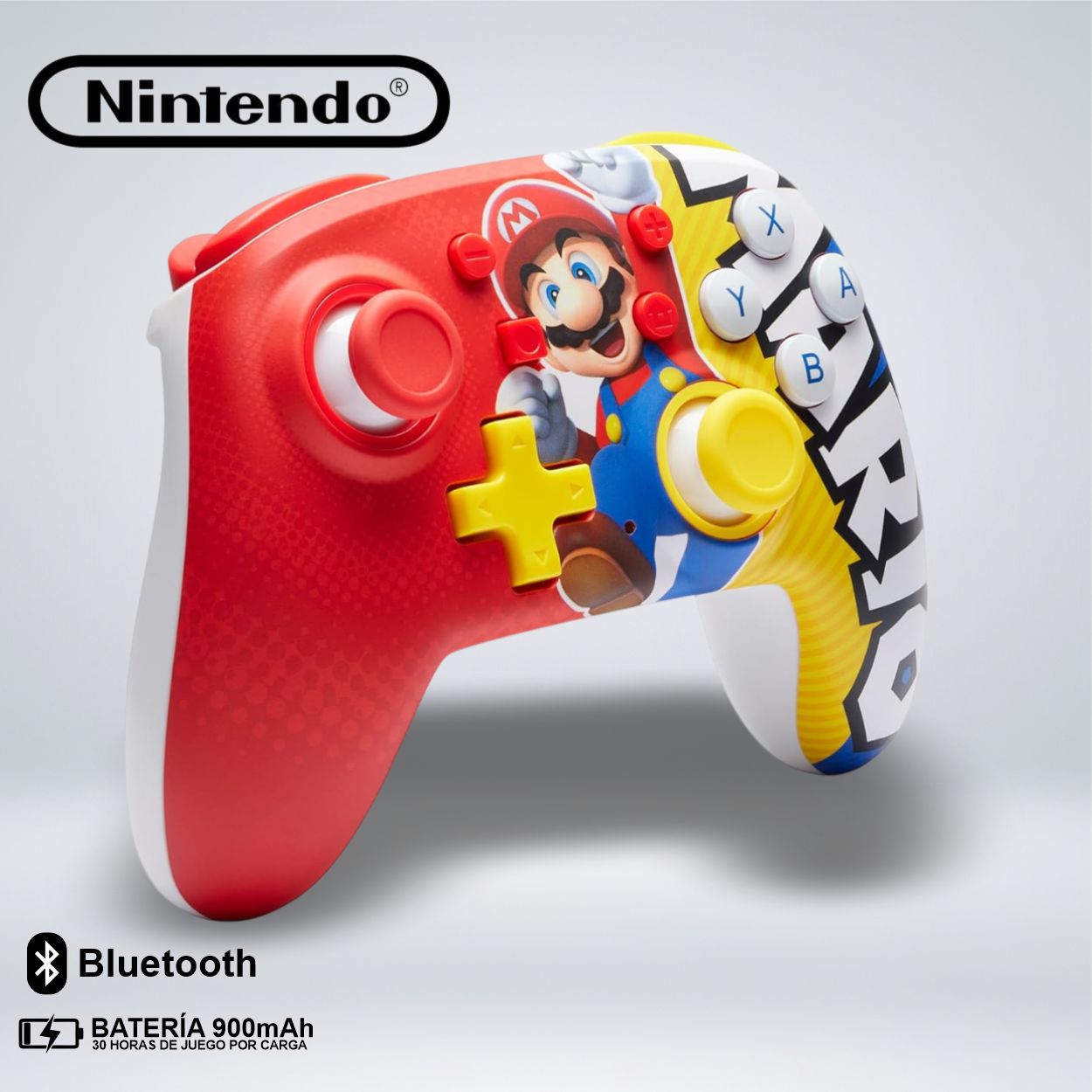 MANDO NINTENDO SWITCH POWER A CONTROLLER MARIO VICTORY  WIRELESS