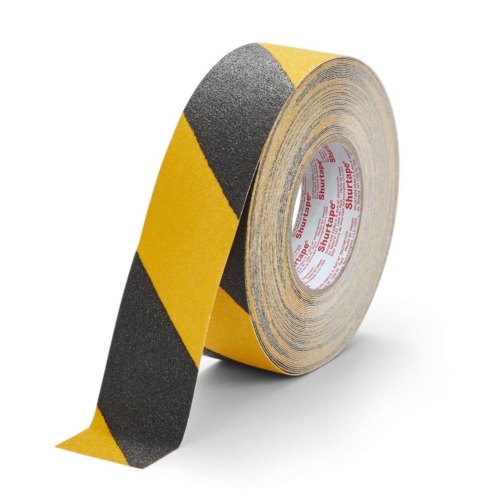 Cinta Antideslizante Amarillo-Negro Extra Resistente 48mm x 18m