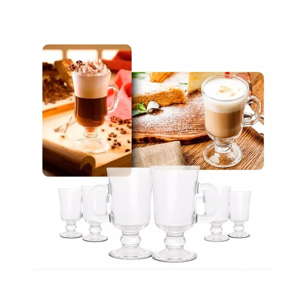 Set X 6 Tazas de Té o Café 125ml