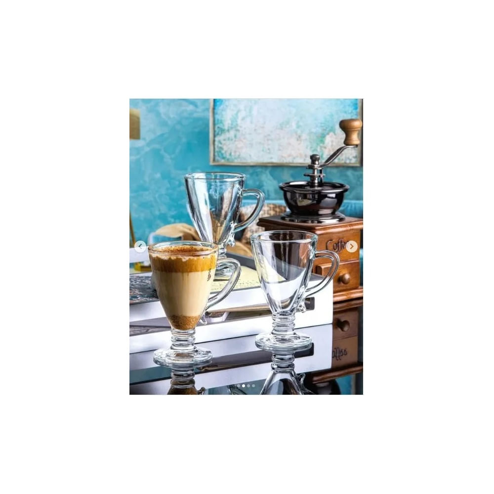 Set X 6 Tazas de Postre ó Té 120 ml.