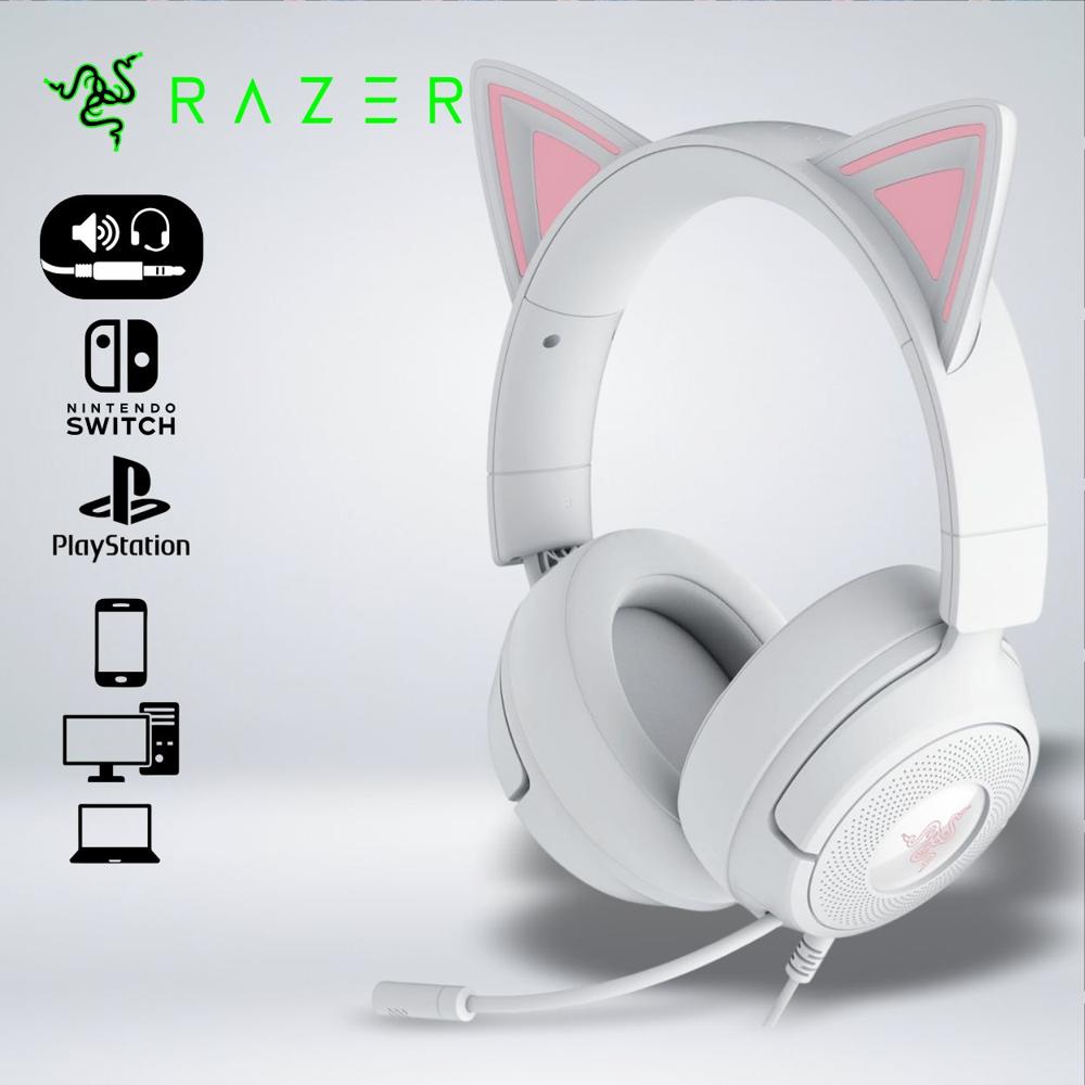 AUDIFONO GAMER KRAKEN KITTY V3 X HYPERCLEAR MICRO SONIDO 7.1 MULTI PLATAFORMA BLANCOS AUDIFONO GAMER KRAKEN KITTY V3 X HYPERCLEAR MICRO SONIDO 7.1 MULTI PLATAFORMA BLANCOS