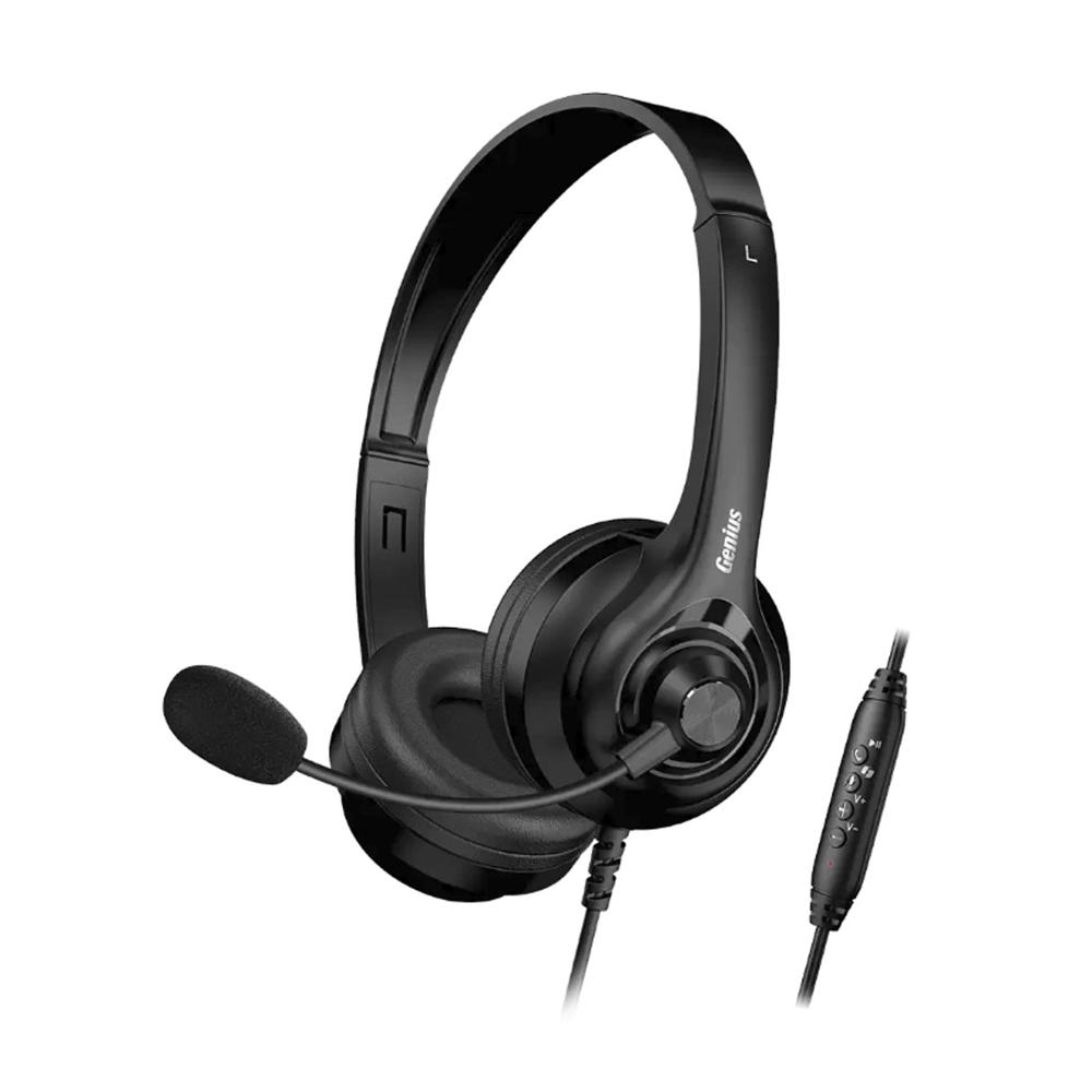 AUDIFONO GENIUS HS-235U AI COPILOT 40MM USB-A NGRO AUDIFONO GENIUS HS-235U AI COPILOT 40MM USB-A NGRO