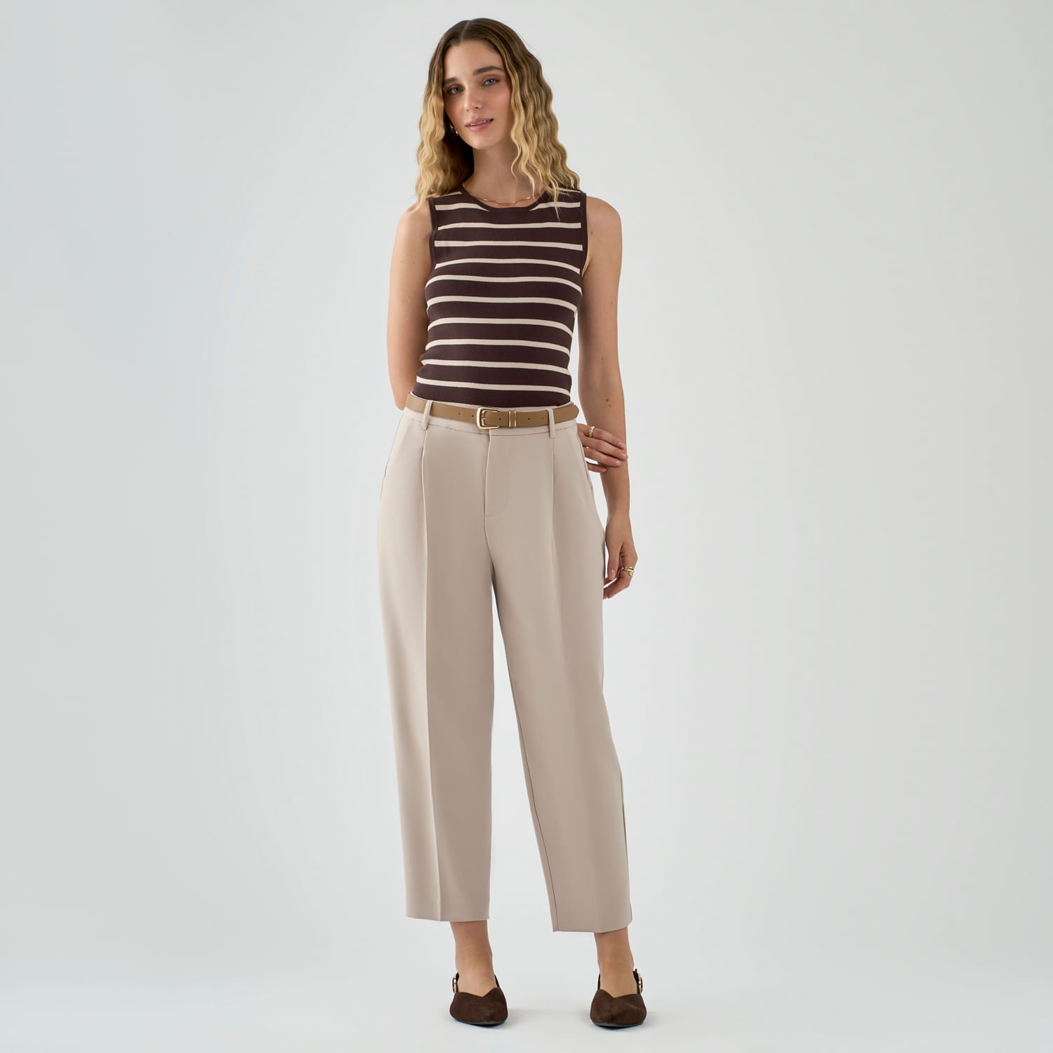 Pantalón Mujer Belt Malabar