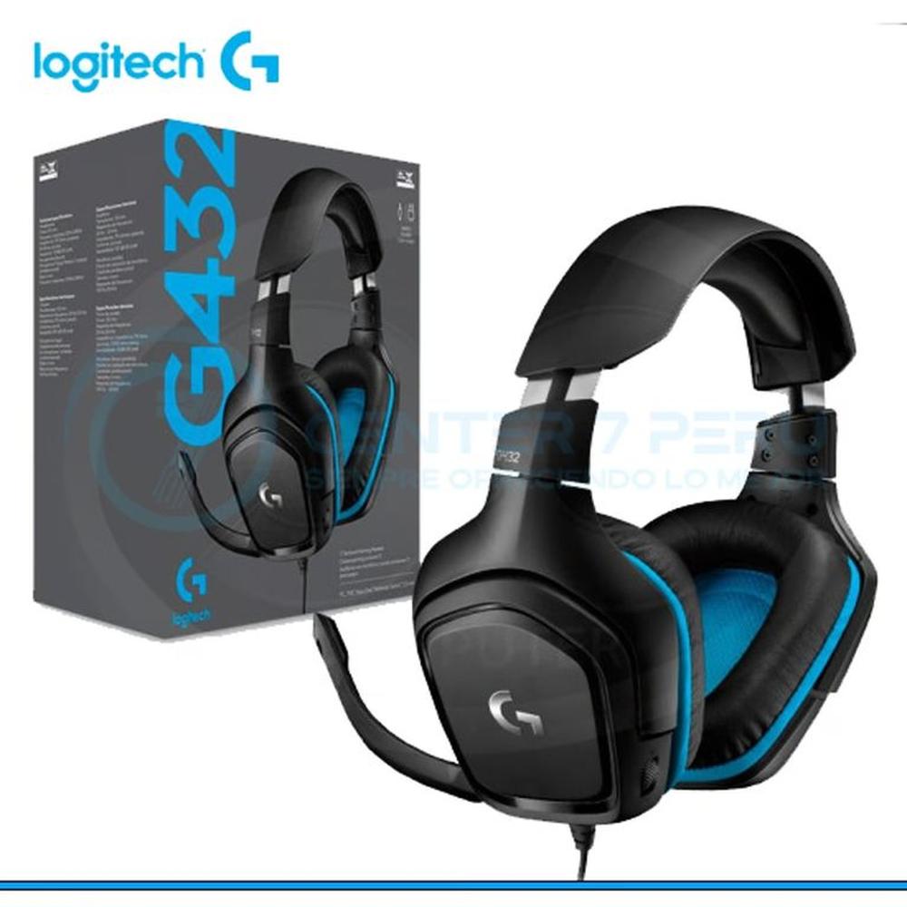 AUDIFONO C/MICROF. LOGITECH G432 7.1 USB BLACK. AUDIFONO C/MICROF. LOGITECH G432 7.1 USB BLACK.