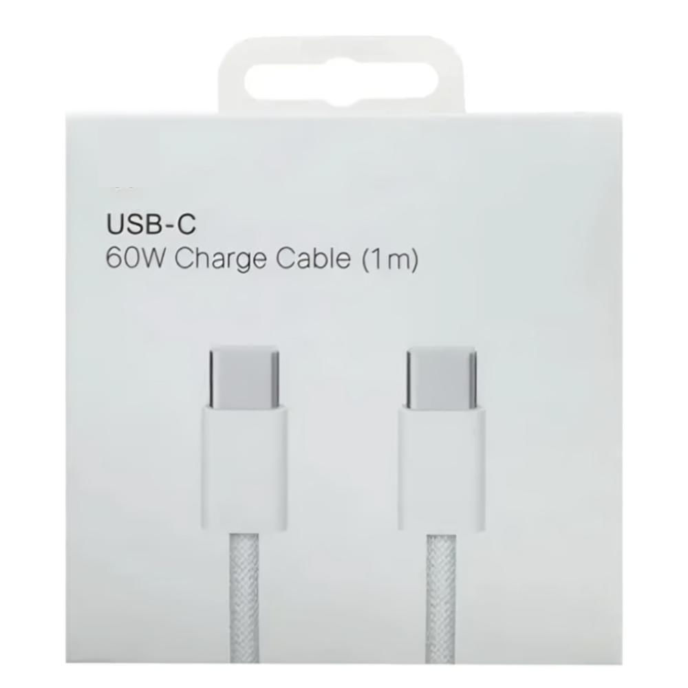 Cable Tipo C a Tipo C Carga rapida 60w de 1m Iphone