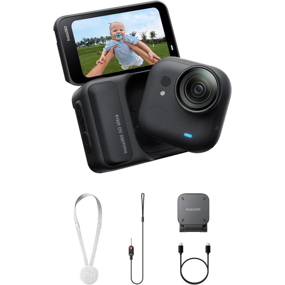 Cámara Insta360 GO Ultra 4K Negra 53g
