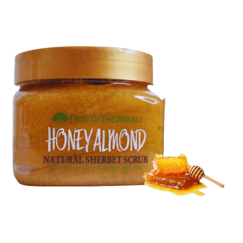 EXFOLIANTE CORPORAL HONEY ALMOND 600G WOKALI