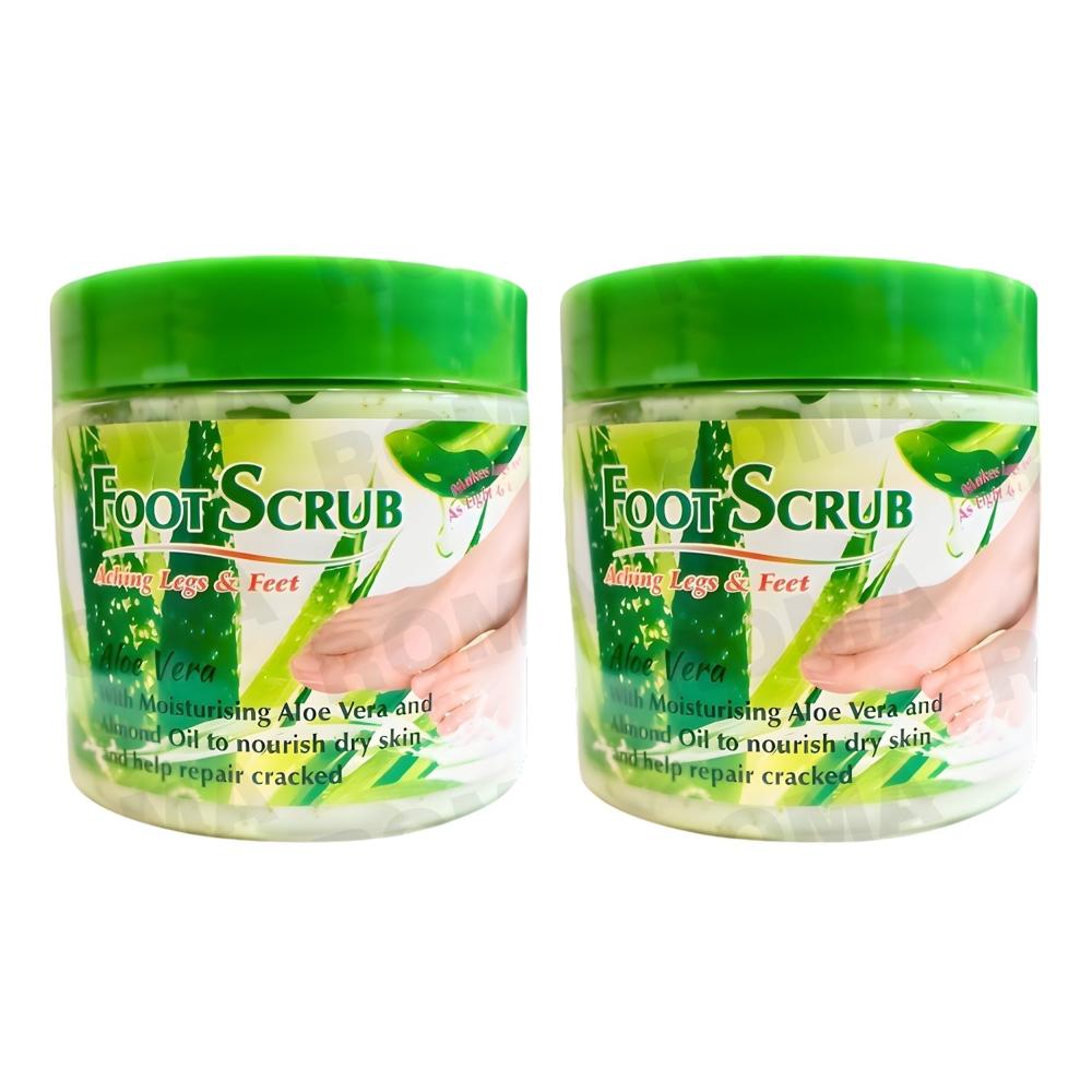 PACK 2 EXFOLIANTE PARA PIES ALOE VERA 500G WOKALI