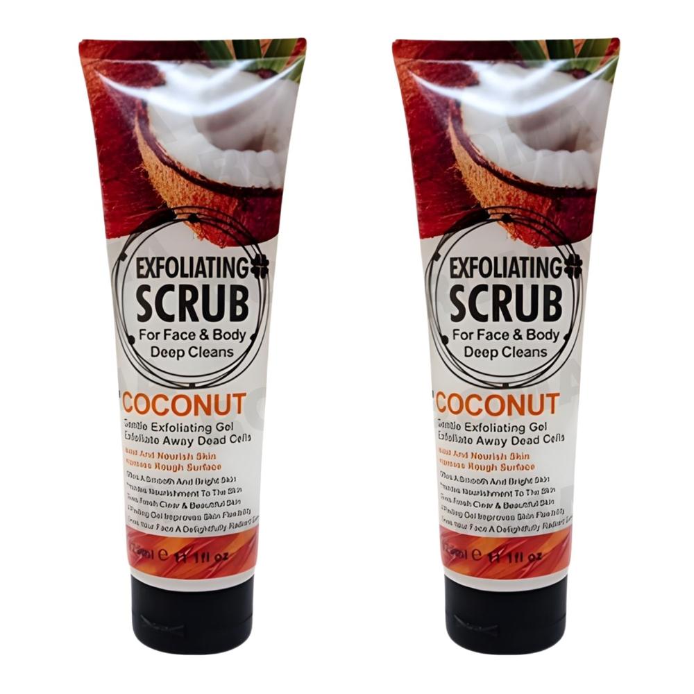 PACK 2 EXFOLIANTE FACIAL Y CORPORAL COCO 320ML WOKALI