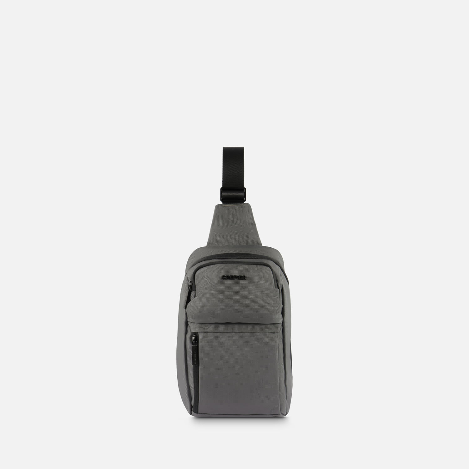 Sling Hombre Crepier Bag Duval Mediano Ceniza