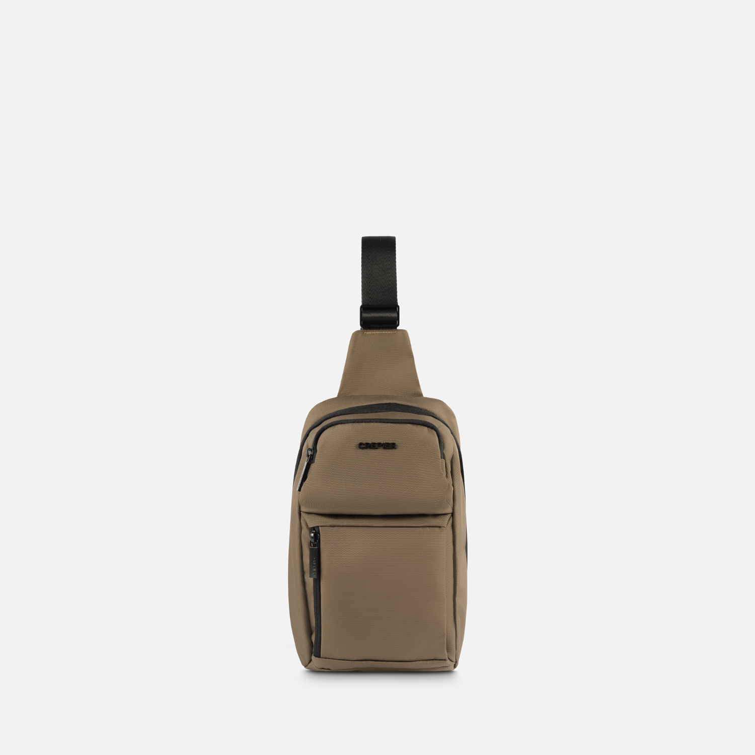 Sling Hombre Crepier Bag Duval Mediano Topo
