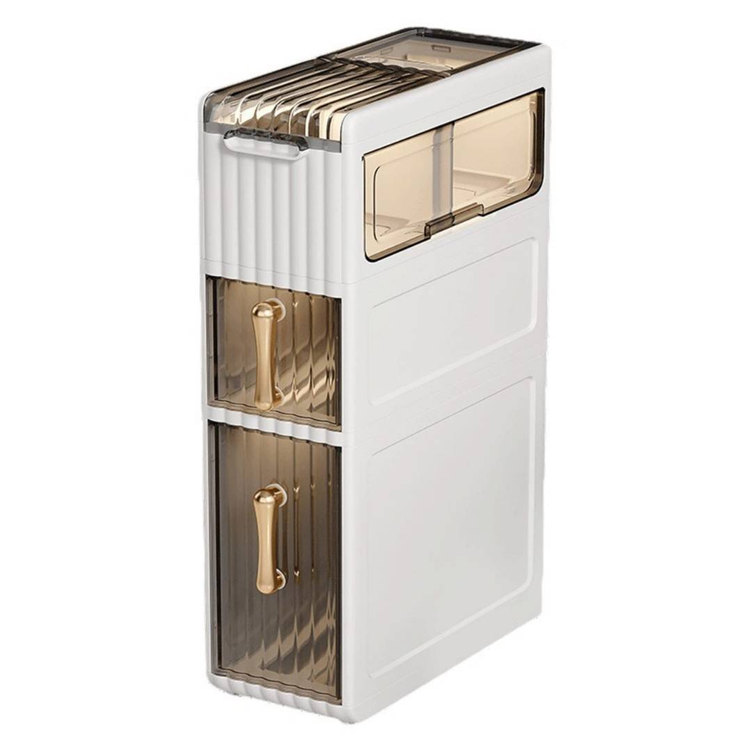 Organizador de Baño 35L Diseño Delgado y Multifuncional