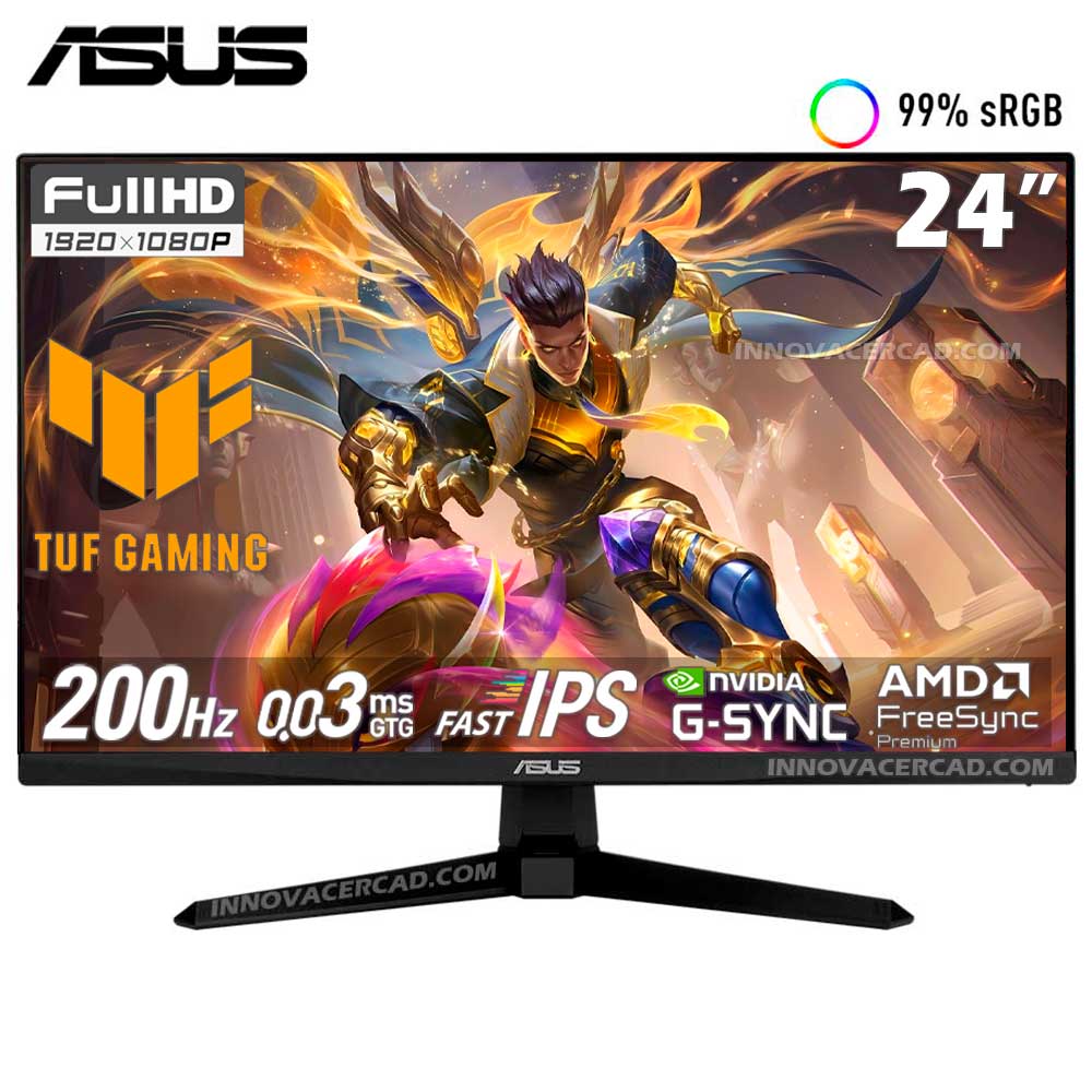 Monitor ASUS Tuf  Gaming VG249Q5A FULL HD 23.8  Fast IPS 200hz 03ms G SYNC SPEAKER