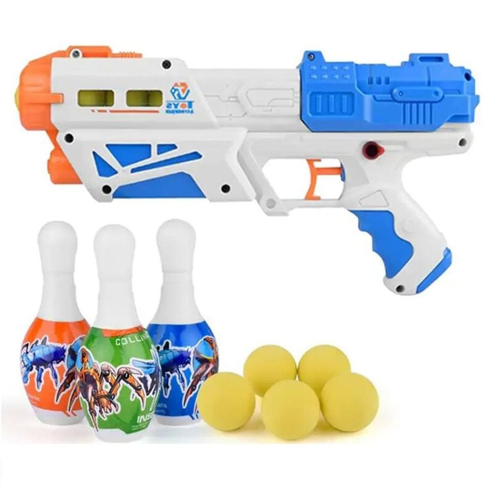 Pistola de agua 2 en 1 - Lanza pelotas