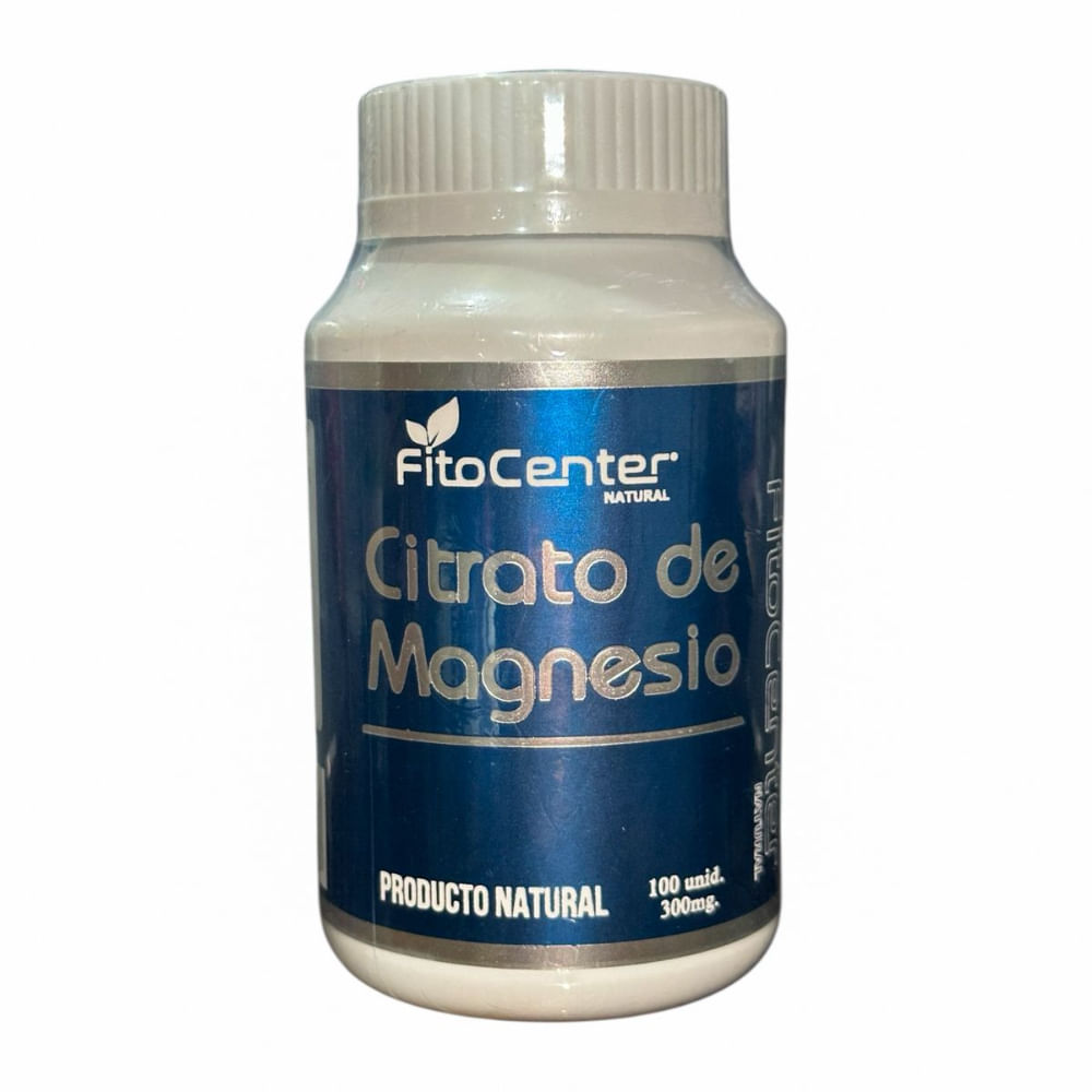CITRATO DE MAGNESIO CAPSULA 100 UND 300 MG