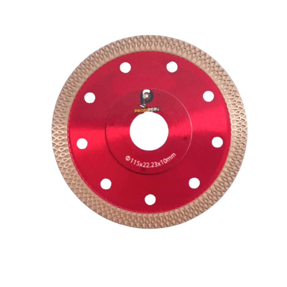 DISCO EXTRA FINO TRENZADO ROJO