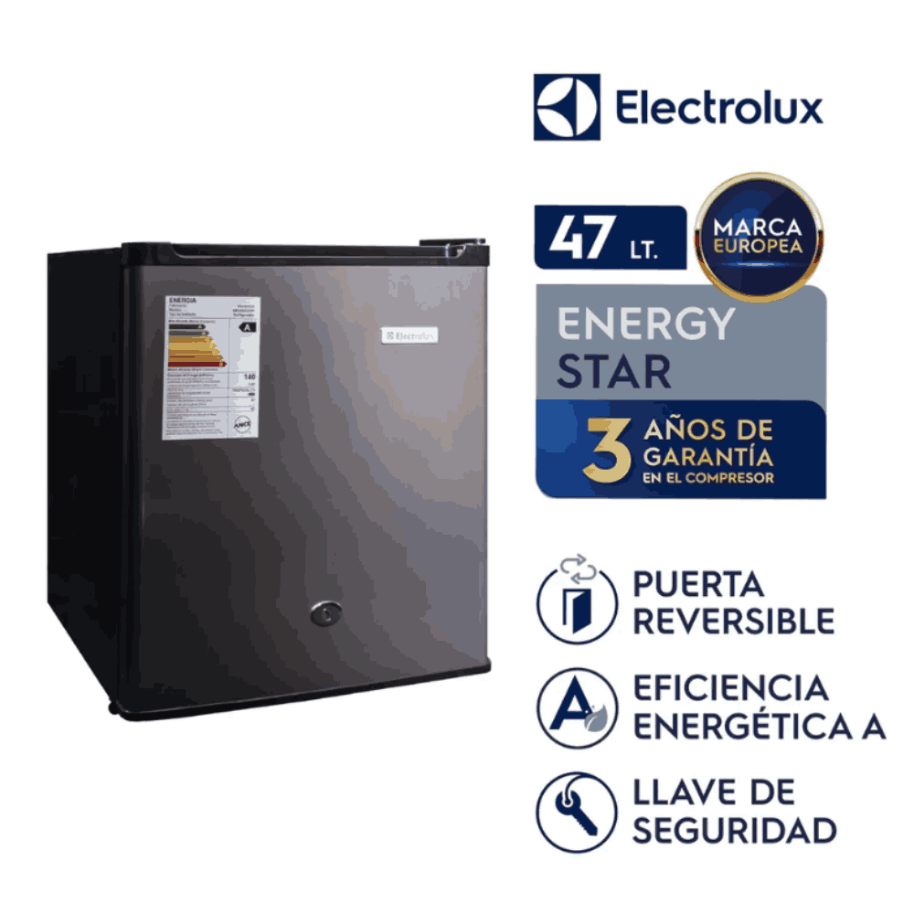 Frigobar de 47 Lts Frost Electrolux ERD50G2HPI Gris