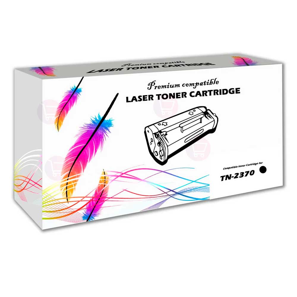Toner Brother TN 2370 Negro 2.6K Pág. DCP-L2520DW Compatible