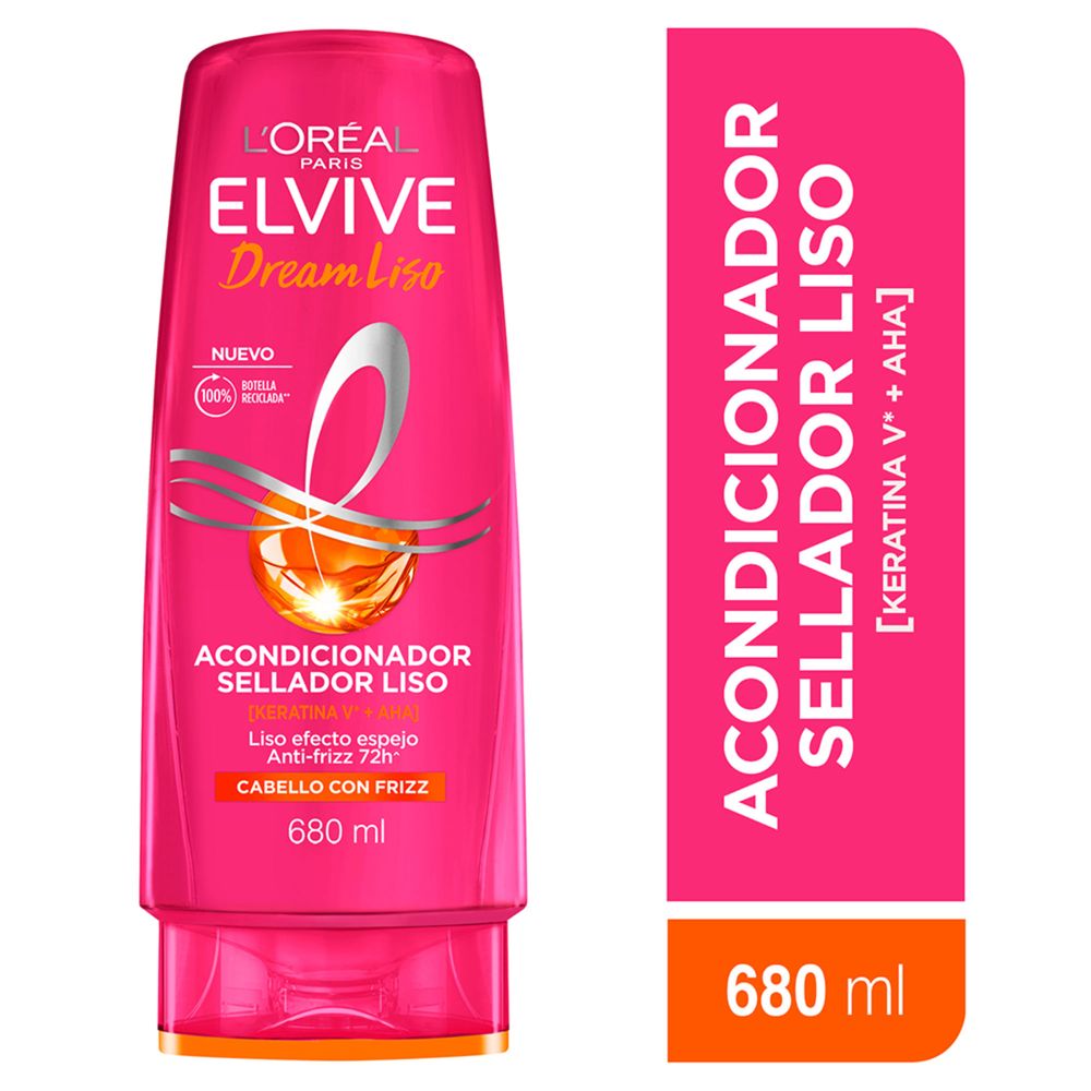 Acondicionador ELVIVE Sellador Dream Liso Botella 680ml Acondicionador ELVIVE Sellador Dream Liso Botella 680ml