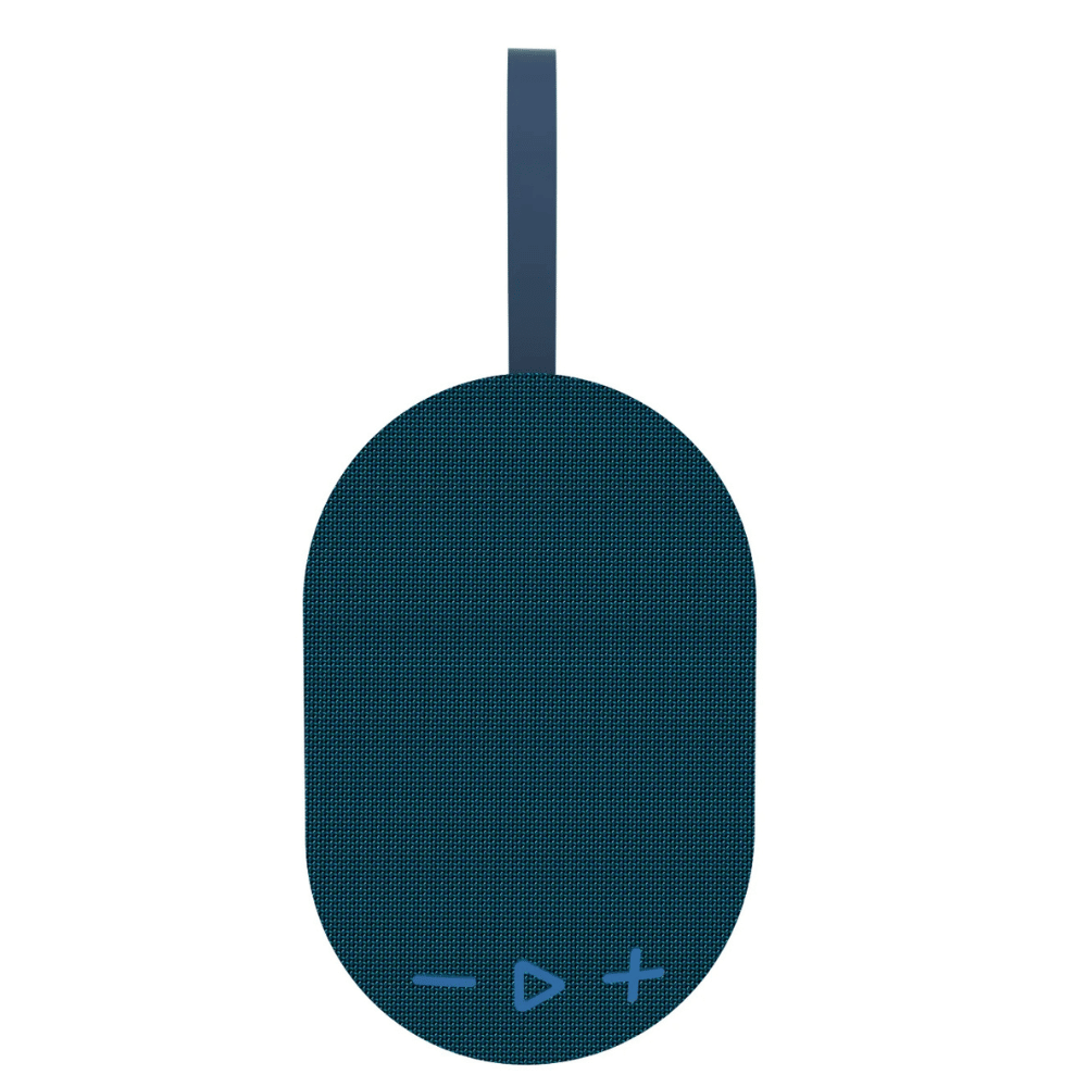 PARLANTE BLUETOOTH EBS-312 MAGNETICO HIFI TWS IMPERMEABLE IPX5 DEPORTIVO AZUL