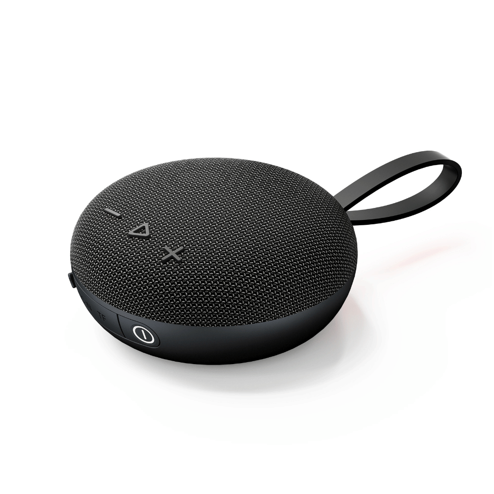 PARLANTE BLUETOOTH EBS-313 MINI BOOMBOX MAGNETICO IMPERMEABLE IPX6 FLOTANTE NEGRO