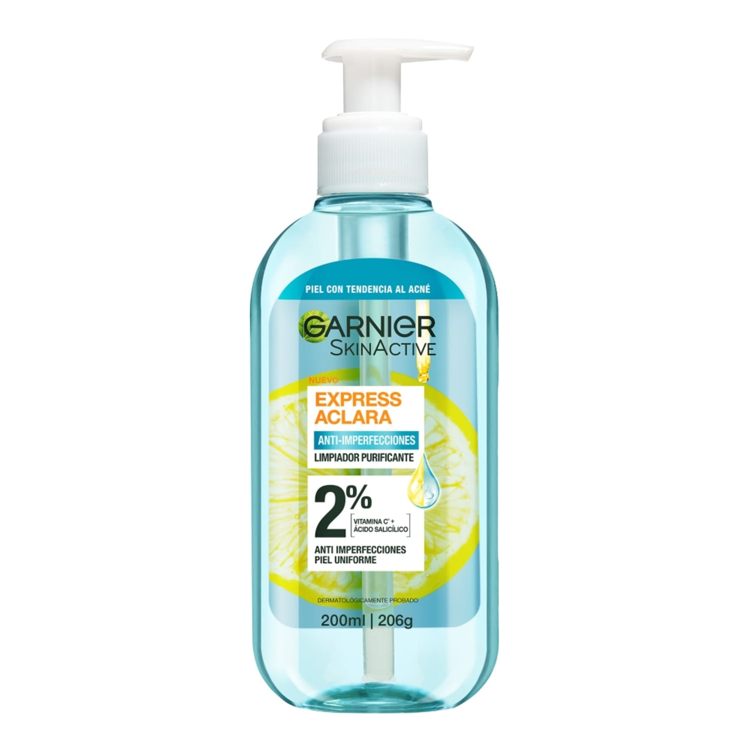 Gel Limpiador Facial Garnier Express Aclara Anti Imperfecciones 200Ml