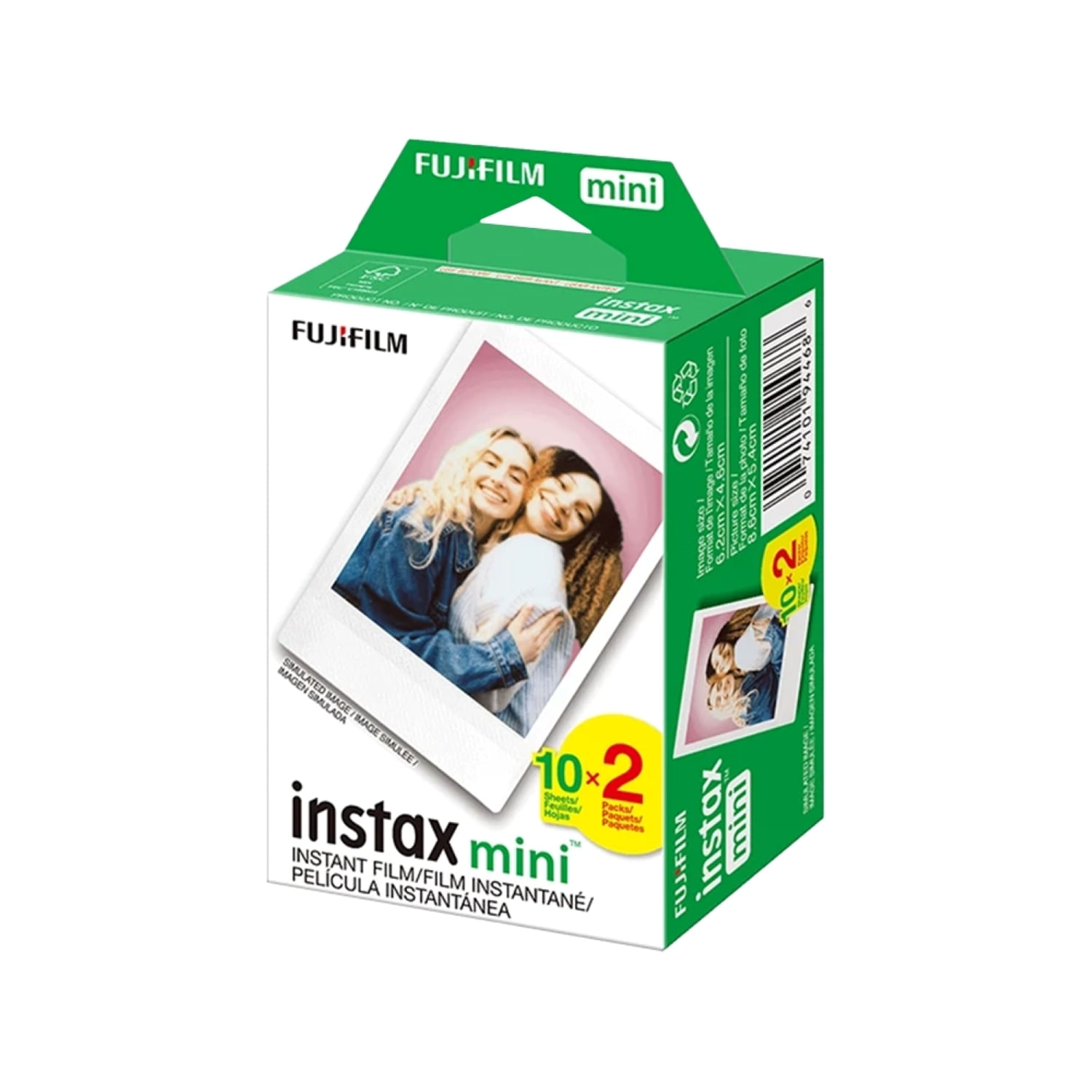 Pack de Película Instax Mini x 20 unidades