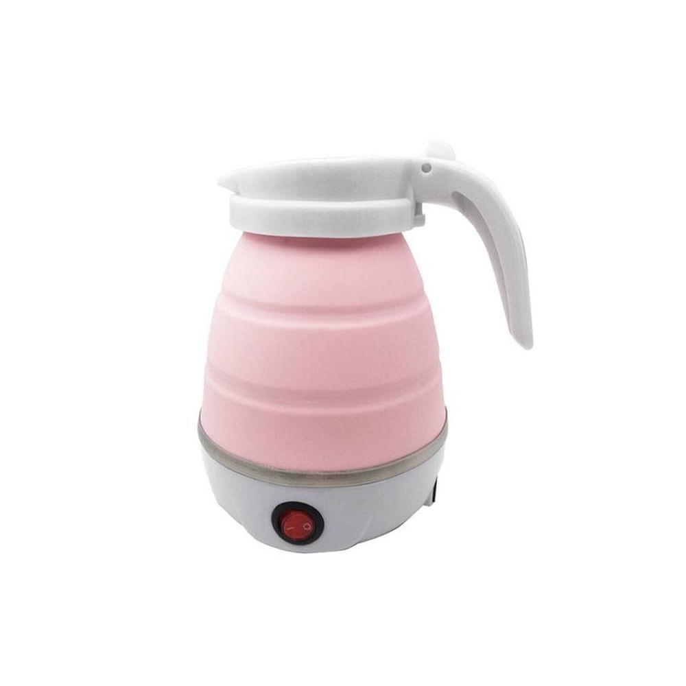 Hervidor Plegable 600ml Eléctrico De Silicona ROSADO