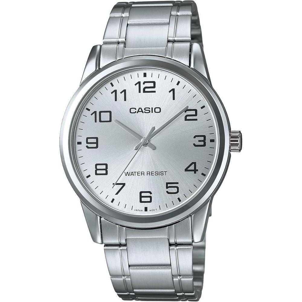 Reloj Casio Hombre Acero Inoxidable Esfera Plateada y Cuarzo