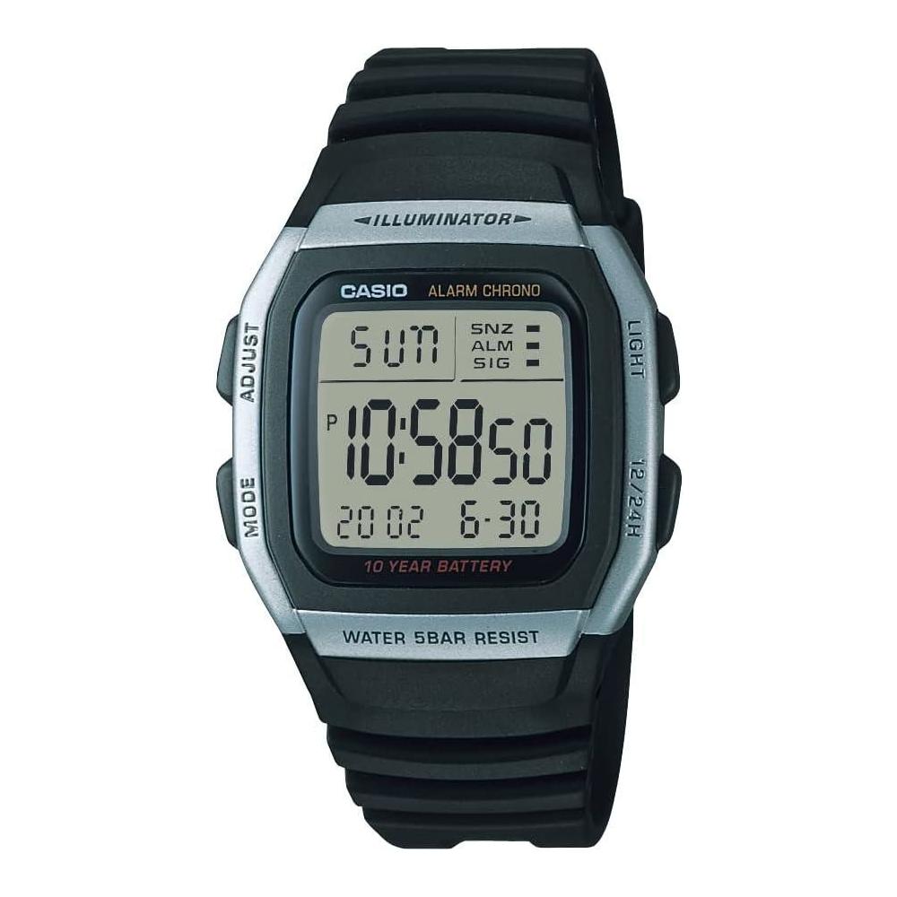 Reloj Casio W-96H-1AVCF Negro Duradero