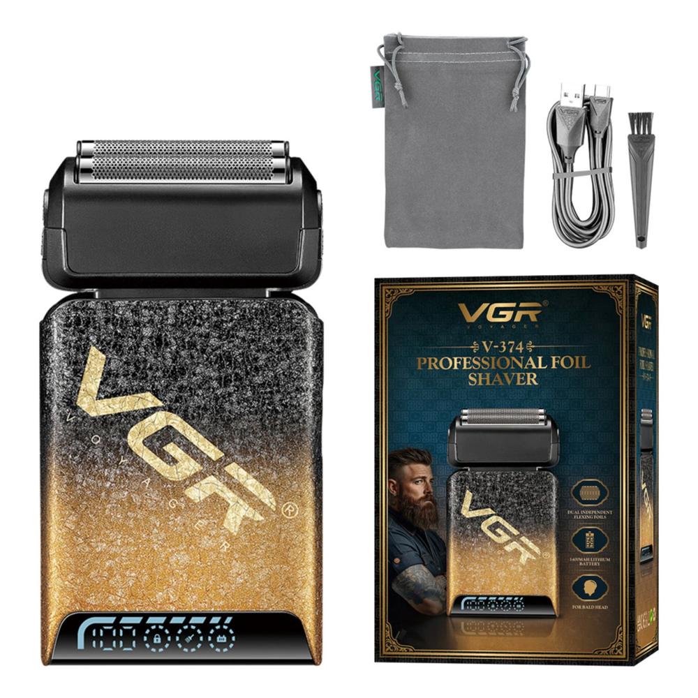 Afeitadora Eléctrica Shaver Profesional para Cabeza y Rostro con Rasurado al Ras