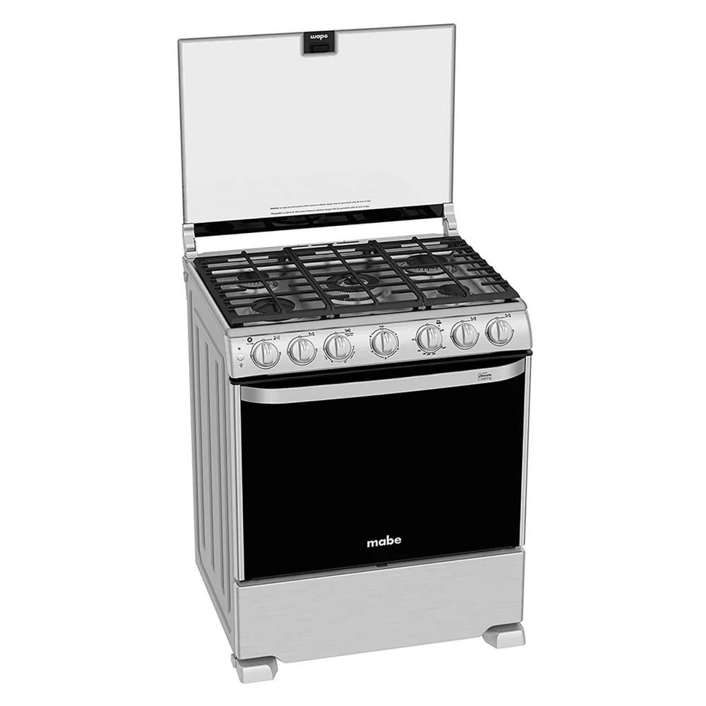 Cocina Mabe EME7687CFY a Gas de Pie 5 Quemadores Inoxidable