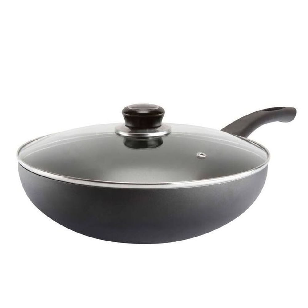 Sartén Wok RECORD con Tapa 30 cm